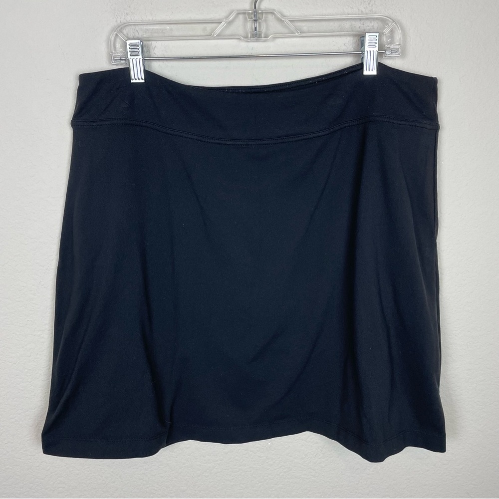 Athleta Black Knit Athletic Skort XL Tall
